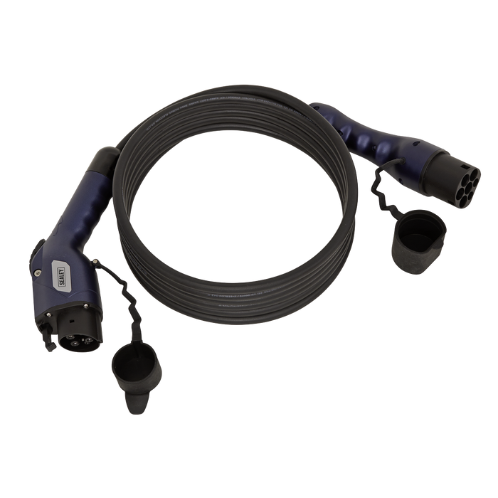 Refurbished - Sealey EV Charging Cable Type 1 to Type 2 16A 5m