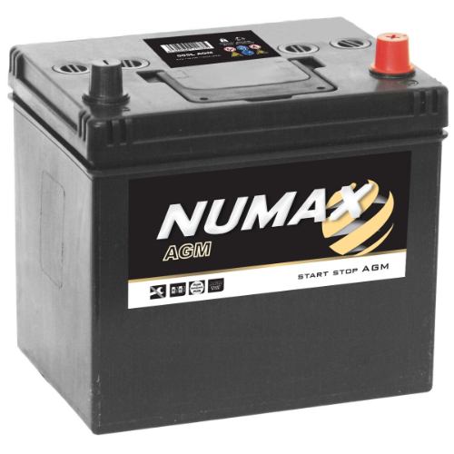 005LAGM Numax AGM Car Battery 12V 55Ah, 3 Years Warranty
