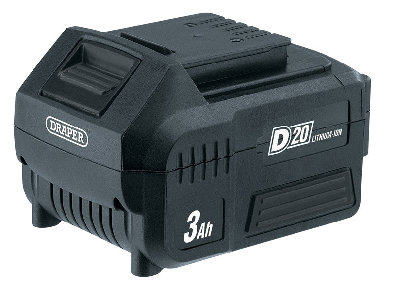 Draper 649 D20 20V Li-ion Battery, 3.0Ah
