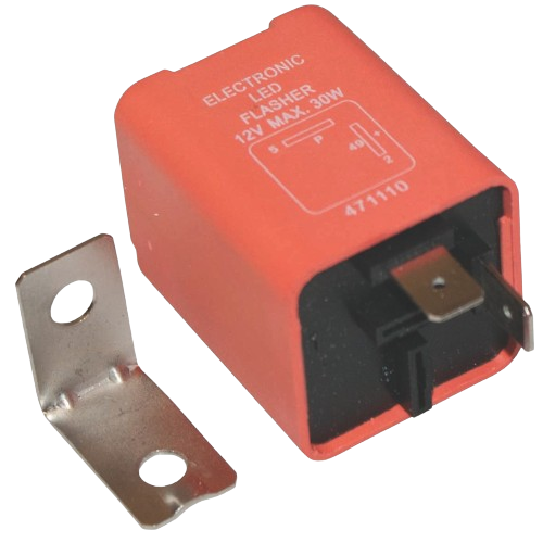 Flasher Unit - Electronic & LED Type, Max Load 30w, 12v/24v, CCL - 01-047