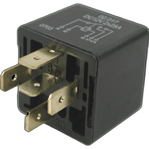 Mini Relay - 5 Pin, Open Contact, Twin Output, 12V, CCL - 02-017
