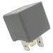 Mini Relay - Resistor Protection, Open Contact, 4 Pin, 12V, CCL - 02-022
