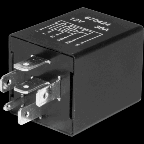 Relay for Windscreen Wipe - 6 Pin, 12V, CCL - 02-067