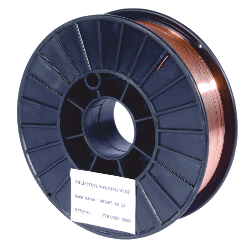 Welding Mild Steel Wire 5kg x 0.8mm, 02669, SIP