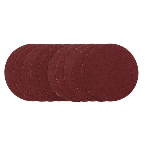 Draper 2694 Sanding Discs, 125mm, Hook & Loop, 80G (Pack of 10)