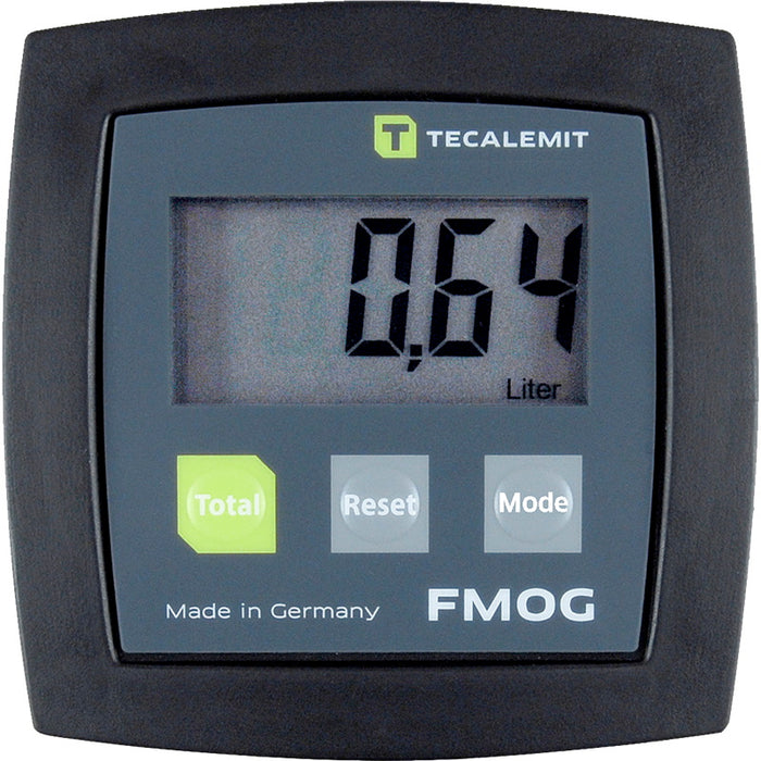 Tecalemit 027176301 FMOGne Digital Flow Meter with Pulse Output, Vertical Flow Both Ways, G1/2" Connections