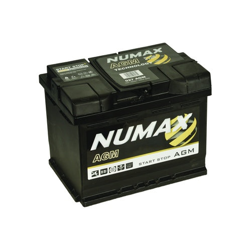 027AGM Numax AGM Sealed Battery 12V 60Ah, 3 Years Warranty