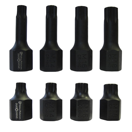 Sykes Pickavant 03665000 DUO DRIVE 8 PC SET M12/14/15/18
