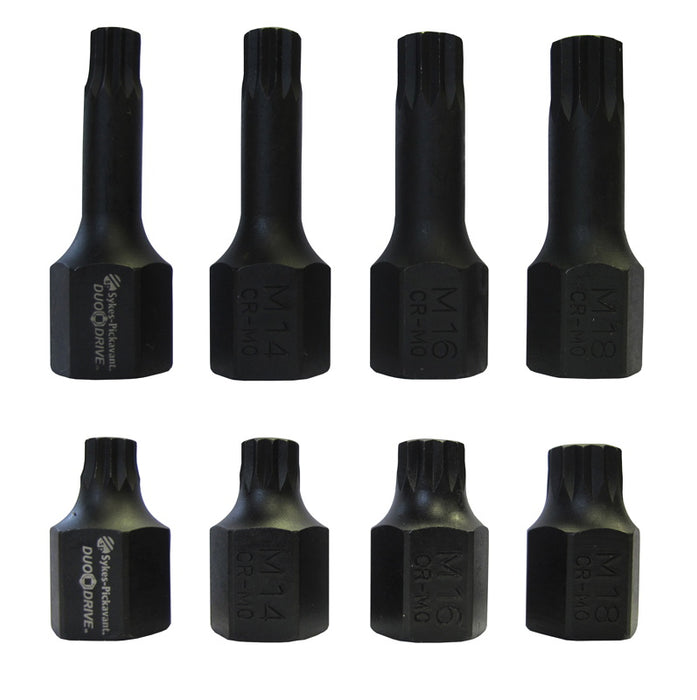 Sykes Pickavant 03665000 DUO DRIVE 8 PC SET M12/14/15/18