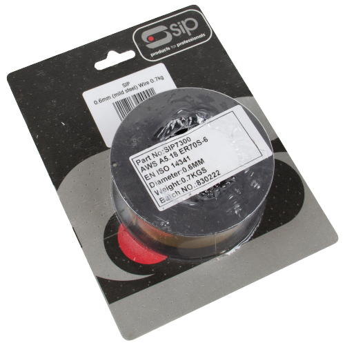 Welding Mild Steel Wire Pack 0.7kg x 0.6mm, 04000, SIP