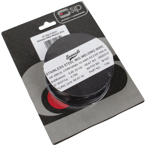 Welding Stainless Steel Wire Pack 0.7kg x 0.8mm, 04065, SIP, Re-Boxed, Grade A, 24 Months Warranty
