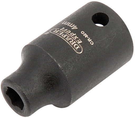 Draper 5000 Expert HI-TORQ® 6 Point Impact Socket, 1/4" Sq. Dr., 4mm