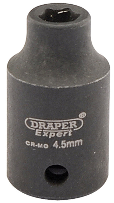 Draper 5003 Expert HI-TORQ® 6 Point Impact Socket, 1/4" Sq. Dr., 4.5mm