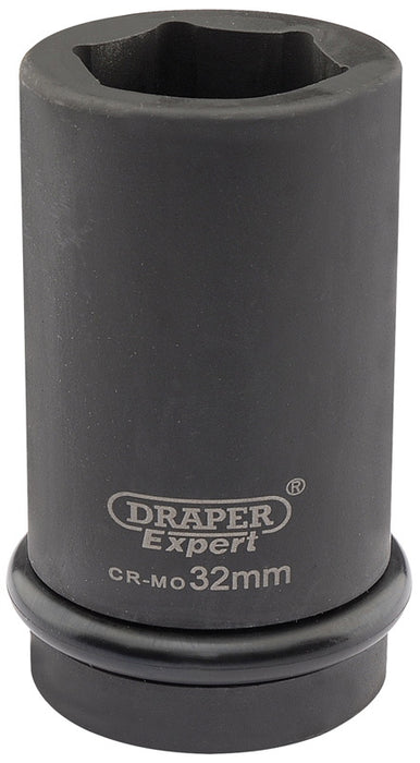 Draper 5146 Expert HI-TORQ® 6 Point Deep Impact Socket, 1" Sq. Dr., 32mm