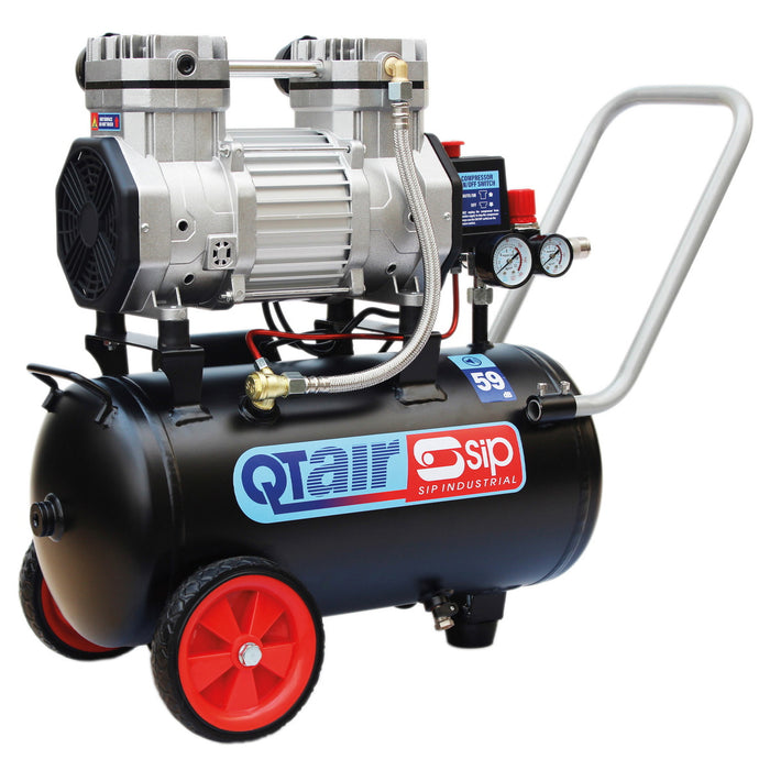 SIP 05491 QT AIR DD 1.5hp 24ltr Ultra Low Noise Oil-Free Direct Drive Compressor