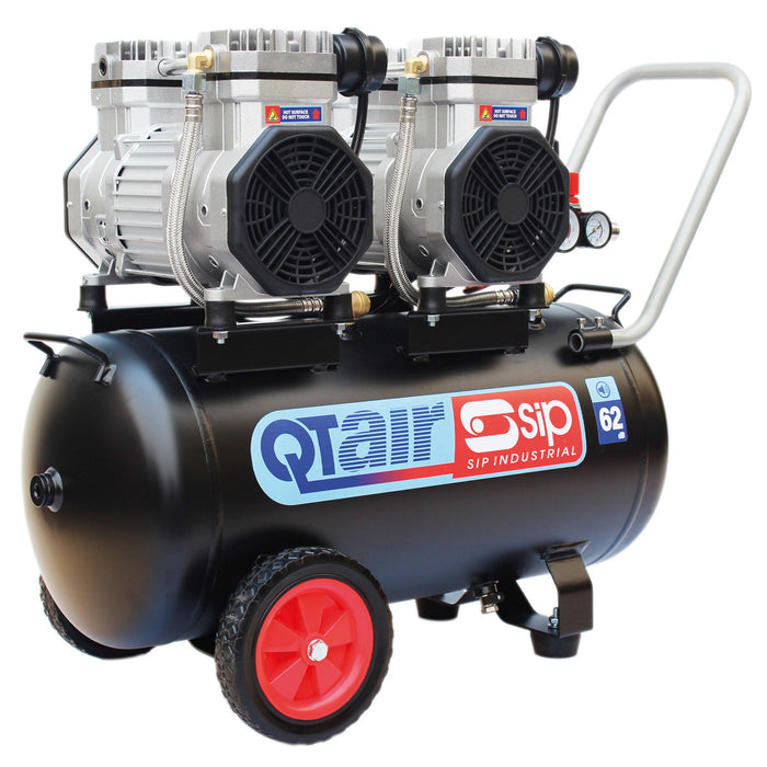 SIP 05493 QT AIR DD 3hp 50ltr Ultra Low Noise Oil-Free Direct Drive Compressor, Ex-Showroom, Grade B, 12 Months Warranty