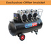 SIP 05498 QT AIR DD 4.5hp 200ltr Ultra Low Noise Oil-Free Direct Drive Compressor, Ex-Showroom, Grade B, 12 Months Warranty