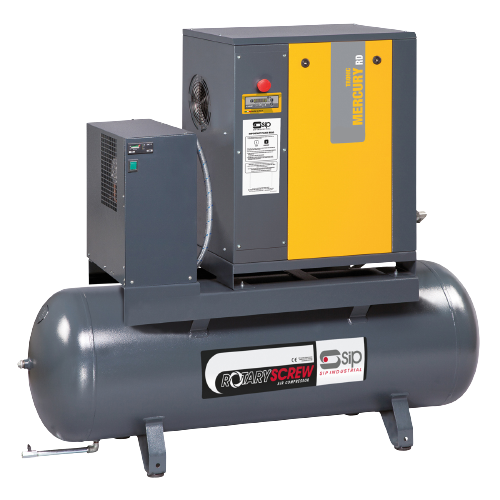 SIP 06303TRONIC 5.5-10-270ES Screw Compressor, Tank Capacity - 270 Litre, Max. Air Pressure - 10 Bar, Ex-Showroom, Grade B, 12 Months Warranty