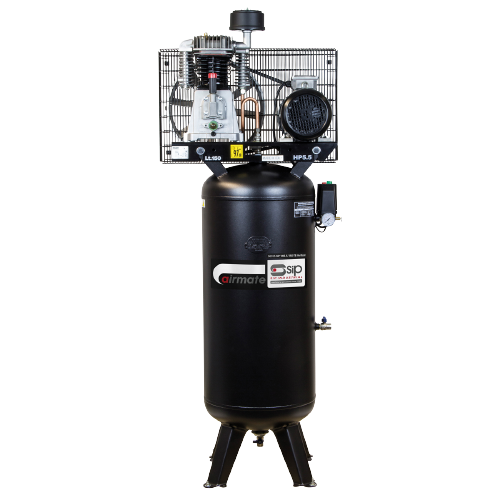 SIP 06335 VN5.5/150-TB Vertical Compressor, Tank Capacity - 50 Litre, Max. Air Pressure - 10 Bar, Ex-Showroom, Grade B, 12 Months Warranty