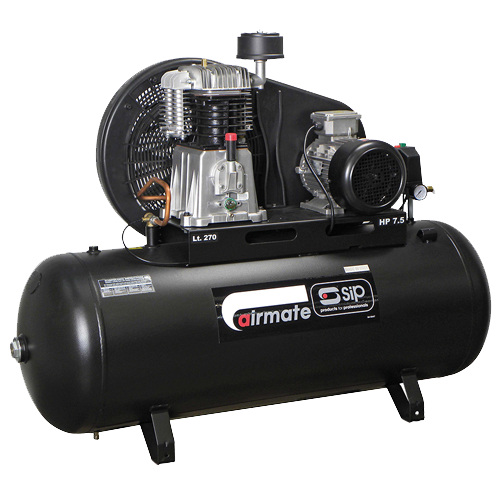 SIP 06585 TN7.5/270 Compressor, Tank Capacity - 270 Litre, Max. Air Pressure - 10 Bar, Ex-Showroom, Grade B, 12 Months Warranty