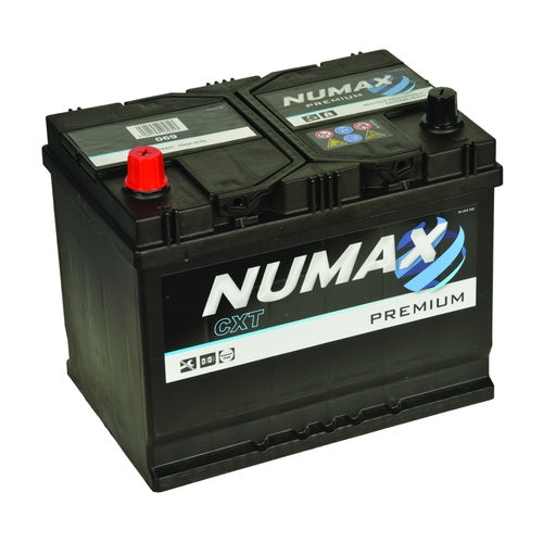069 Numax Premium Car Battery 12V 68Ah, 3 Years Warranty