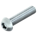 Hex Socket Button Head Screw - M10, 16mm Length, I7380-1 Steel, Zinc Plated, Fabory - 07151.100.016(Pack Of 100)