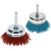 Osborn Grittyflex Cup Brush 75mm 6mm Shank - Abrasive Nylon Grit 80, Red, 4,500 RPM