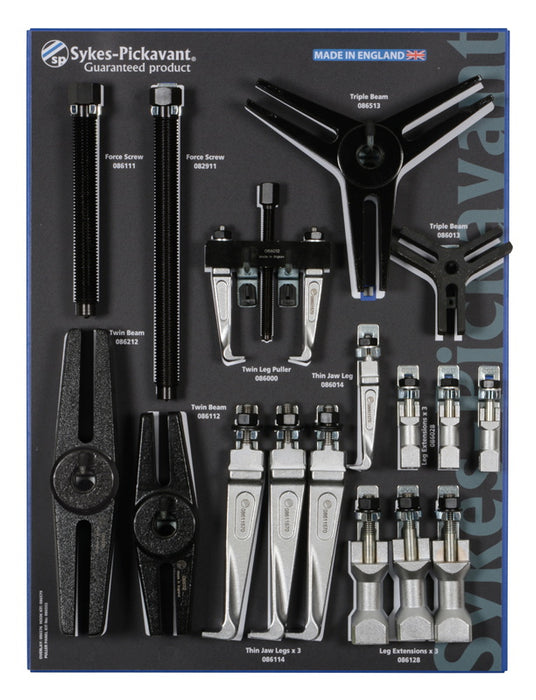 Sykes Pickavant 08655500 MECHANICAL PULLER KIT THIN JAW 2/3 LEG