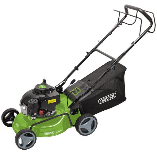 Draper 08671 Steel Deck Petrol Lawn Mower, 420Mm, 132Cc/3.3Hp, Ex-Showroom, Grade B, 24 Months Warranty