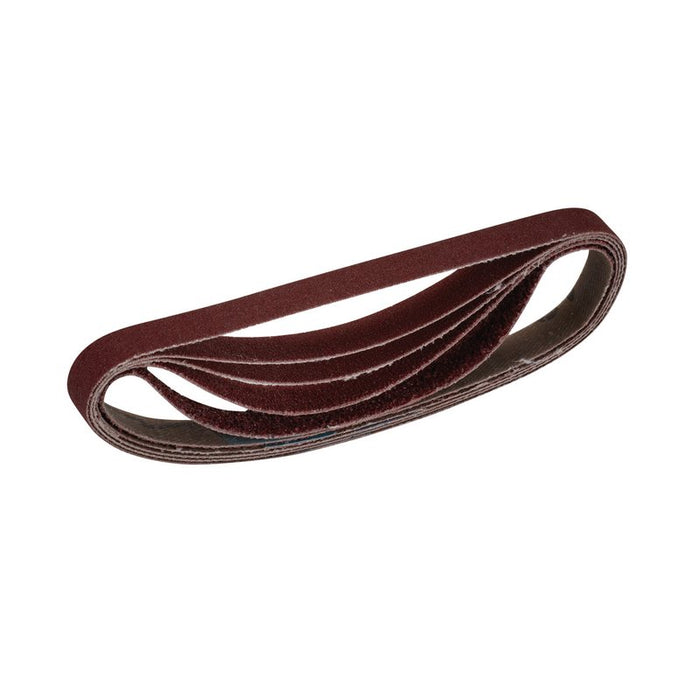 Draper Cloth Sanding Belts, 10 x 330mm, Assorted Grit - Pack of 5, 08686