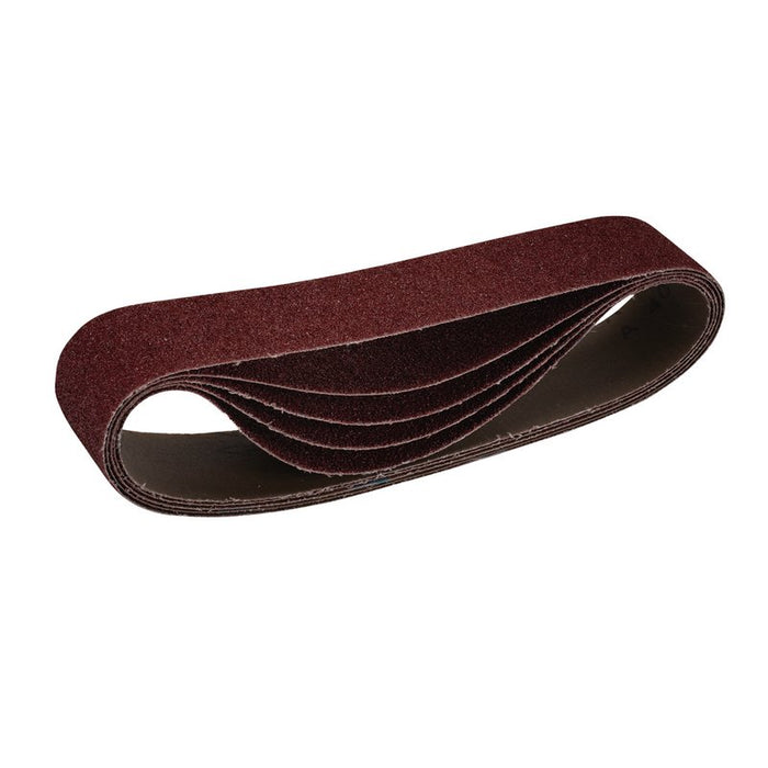 Draper Cloth Sanding Belts, 50 x 686mm, 40 Grit - Pack of 5, 08705