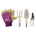Draper 8993 Garden Tool Set with Floral Pattern (4 Piece)