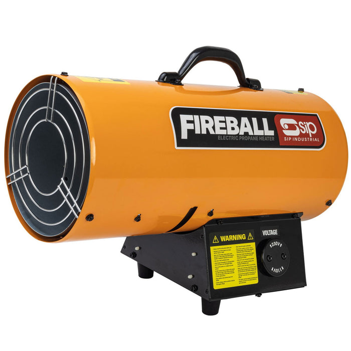 SIP 09232 Fireball 125DV Propane Space Heater, Ex-Showroom, Grade B, 12 Months Warranty
