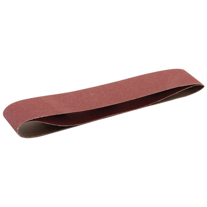 Draper Cloth Sanding Belts, 100 x 1220mm, 80 Grit - Pack of 2, 09275