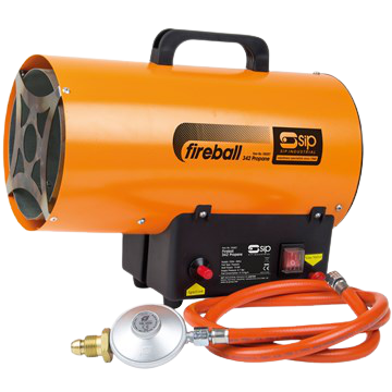 SIP 09287 Fireball 342 Propane Space Heater, Ex-Showroom, Grade B, 12 Months Warranty