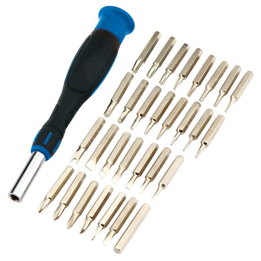 Draper 9550 Soft Grip Precision Screwdriver & Bit Set (31 Piece)