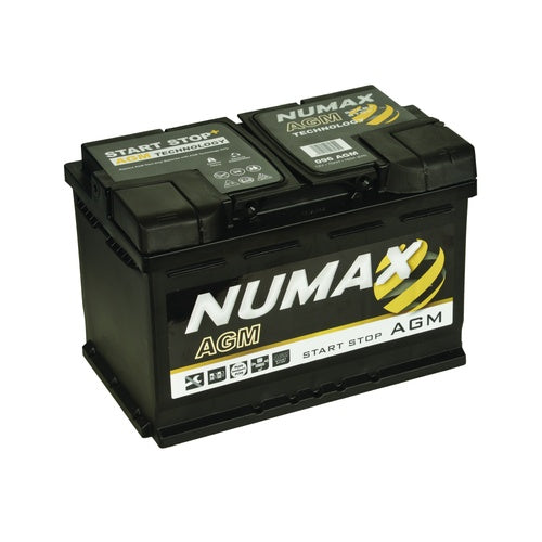 096AGM Numax AGM Sealed Battery 12V 70Ah, 3 Years Warranty