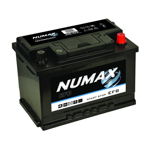 096EFB Numax EFB Car Battery 12V 70Ah, 3 Years Warranty