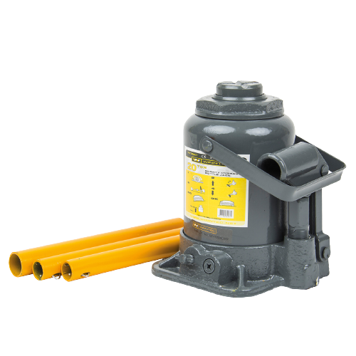 SIP 09833 WINNTEC Low-Profile Bottle Jack, Weight Capacity - 20 Tonne, Ex-Showroom, Grade B, 12 Months Warranty