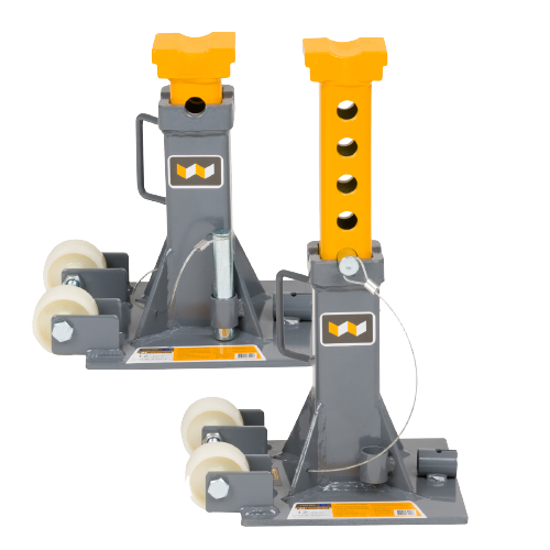 SIP 09846 WINNTEC 12 Tonne Trolley Axle Stands, Ex-Showroom, Grade B, 12 Months Warranty