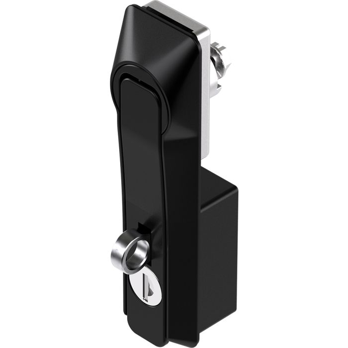 Black Padlockable Swing Handle with Key Locking (KEY333), Metrol -1103-1001