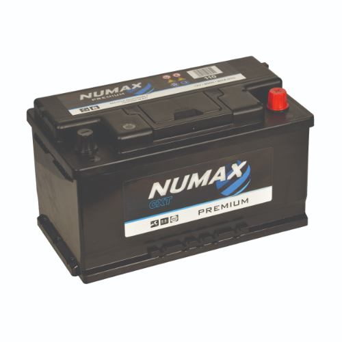 110 Numax Premium Car Battery 12V 80Ah, 3 Years Warranty