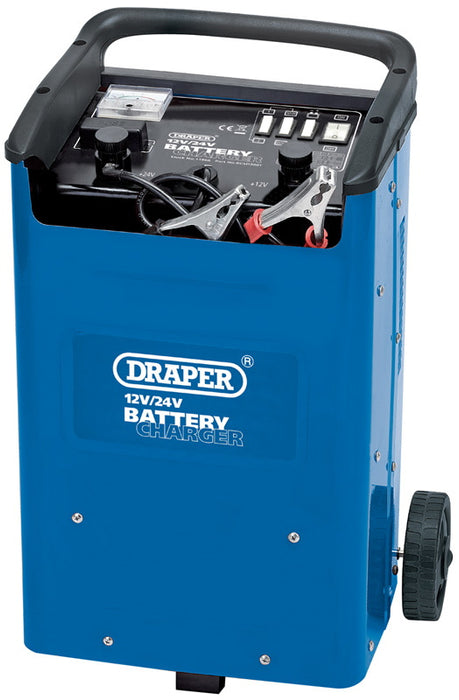 Draper 11966 12/24V Battery Starter/Charger, 260A