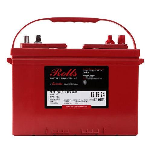 Rolls 12FS24 FS Series-12 Volt Battery 12V 85Ah, 1 Year Warranty