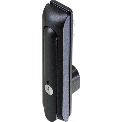 1207 Padlockable Swing Handle, Key CH751 Padlockable, Black Textured Powder Coated