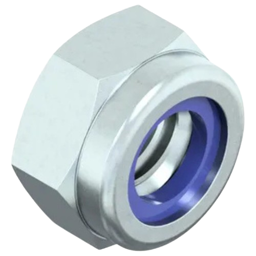 Hex Lock Nut - M39, |8| Graded Steel, Zinc Plated, Fabory - 12348.390.001(Pack Of 100)