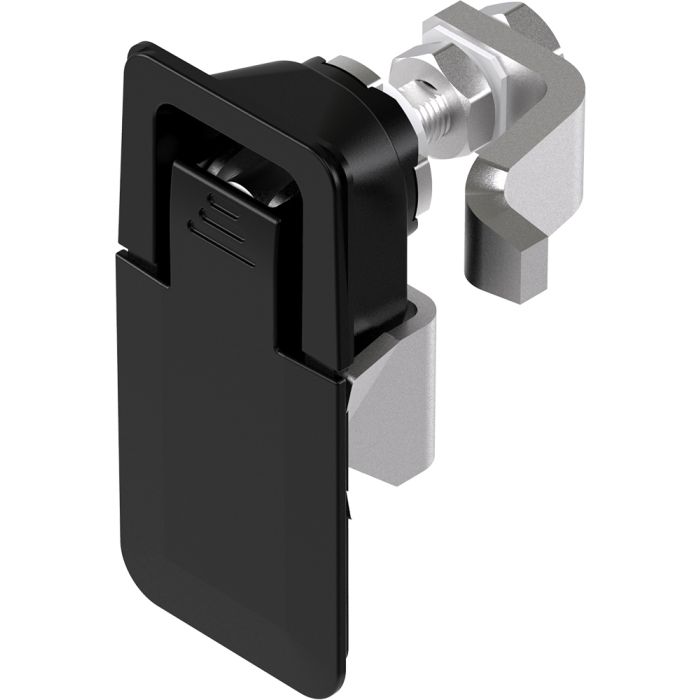 1240 Non Locking Black Powder Coated Lift and Turn Compression Latch, 6-16mm & 56-66mm Grip Range
