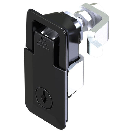 1240 Key Locking CH751 Black Powder Coated Lift and Turn Compression Latch, 26-36mm & 36-46mm Grip Range