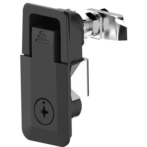 1240 Tooling Secured Black Powder Coated Lift and Turn Compression Latch, 16-26mm & 46-56mm Grip Range