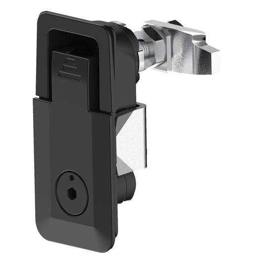 1240 Female Hexagon 4.5mm Black Powder Coated Lift and Turn Compression Latch, 16-26mm & 46-56mm Grip Range